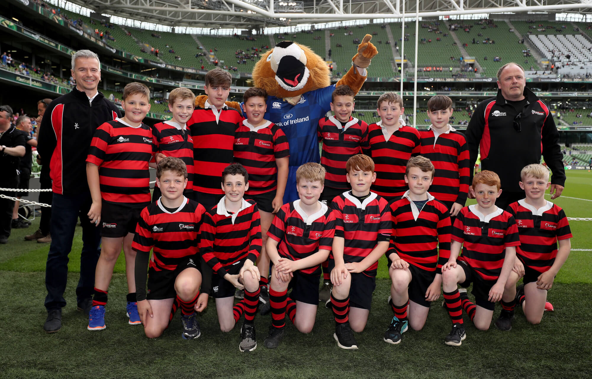 City of Armagh Pro14 Rugby Team at Aviva Stadium 